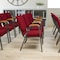 Flash Furniture Burgundy Fabric Stackable Church Chair with Arms XU-DG-60156-BUR-GG - alternate 1